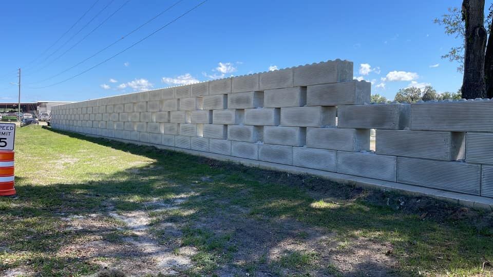 Concrete clearance lego blocks